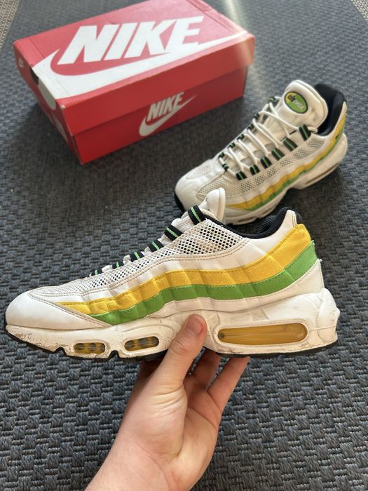 Adidasi Air Max 95 Essential Green Apple Tour Yellow
