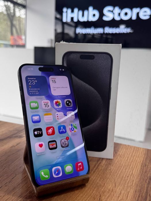 Айфон15Про•128гб/88%қара(титан)