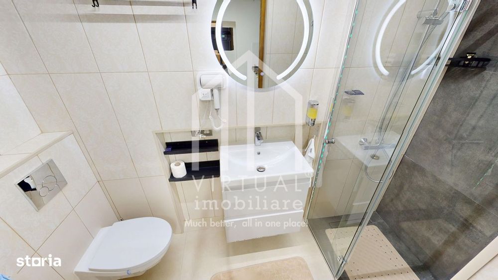3 garsoniere mobilate si utilate, 90mp utili, pretabile investitie