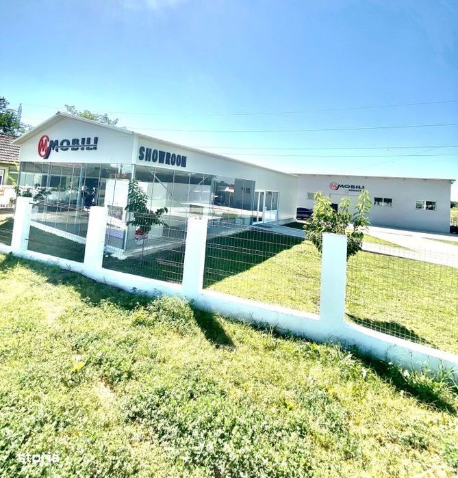 Showroom mobila cu expunere maxima la DN87, Galicea Mare, teren 1.900