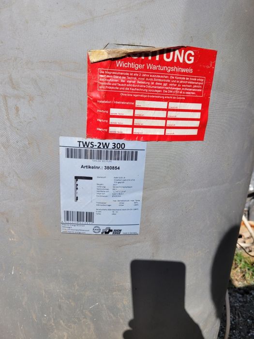Rezervor de acumulare BUFFER TANK 300l