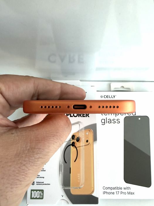НОВ! iPhone 17 Pro Max 256GB Cosmic Orange ГАРАНЦИЯ!