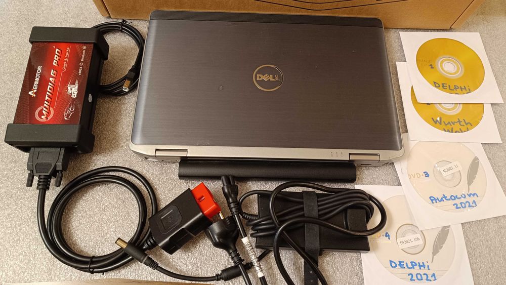 Комплект aвтодиагностика и лаптоп DELL
