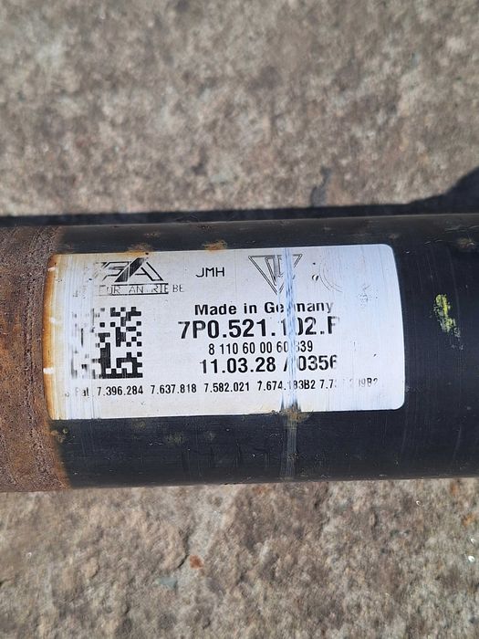 Cardan spate vw touareg 7p