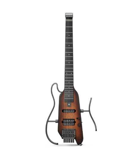 Трэвел, сайлент, электро гитара DONNER  HUSH-X Sunburst