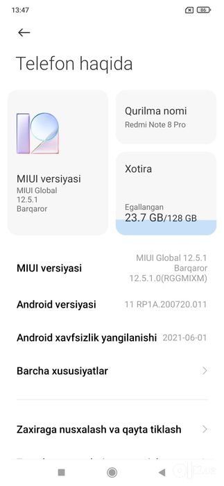 Redmi note 8 pro