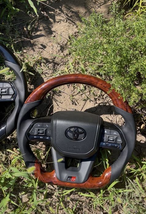 Руль toyota коричневый / руль на тойота прадо / руль камри / toyota