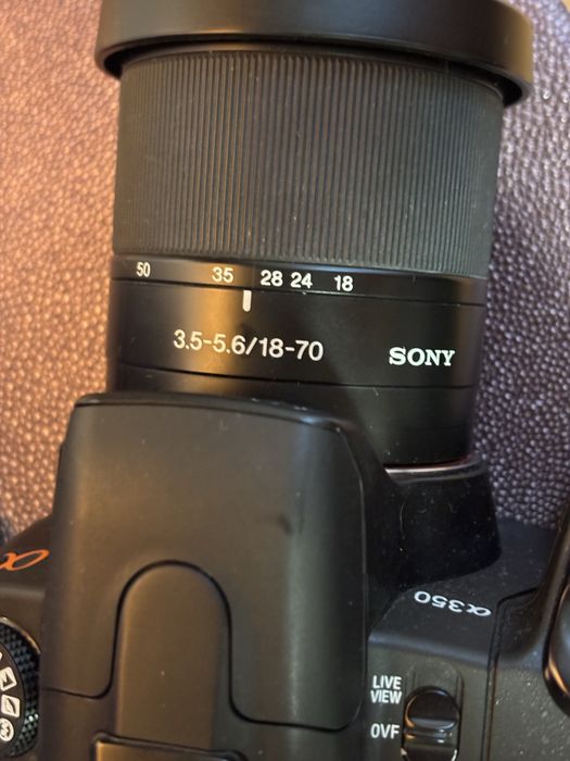 Sony Alpha A350 + obiectiv Sony DT 18–70 mm f/3.5–5.6 Pachetul perfect pentru a incepe fotografia!!!