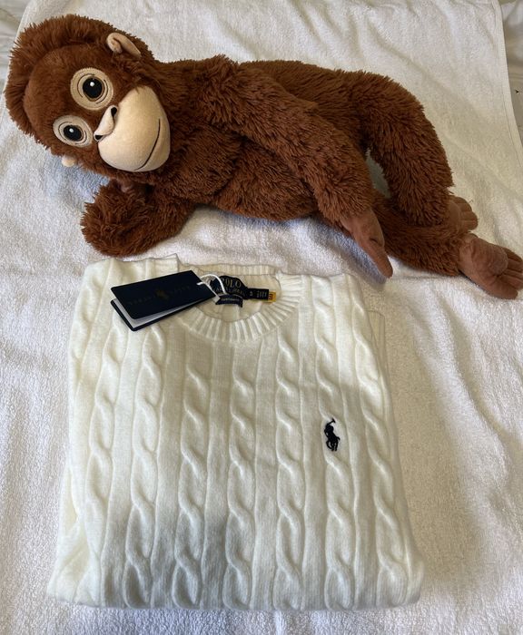 Pulover Ralpb Lauren - alb - marimea S