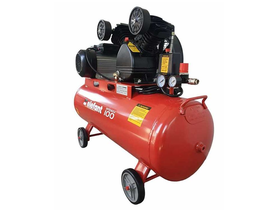 Компресор за въздух, маслен, Elefant XY2065A-100, 100л, 8 bar, 3 hp