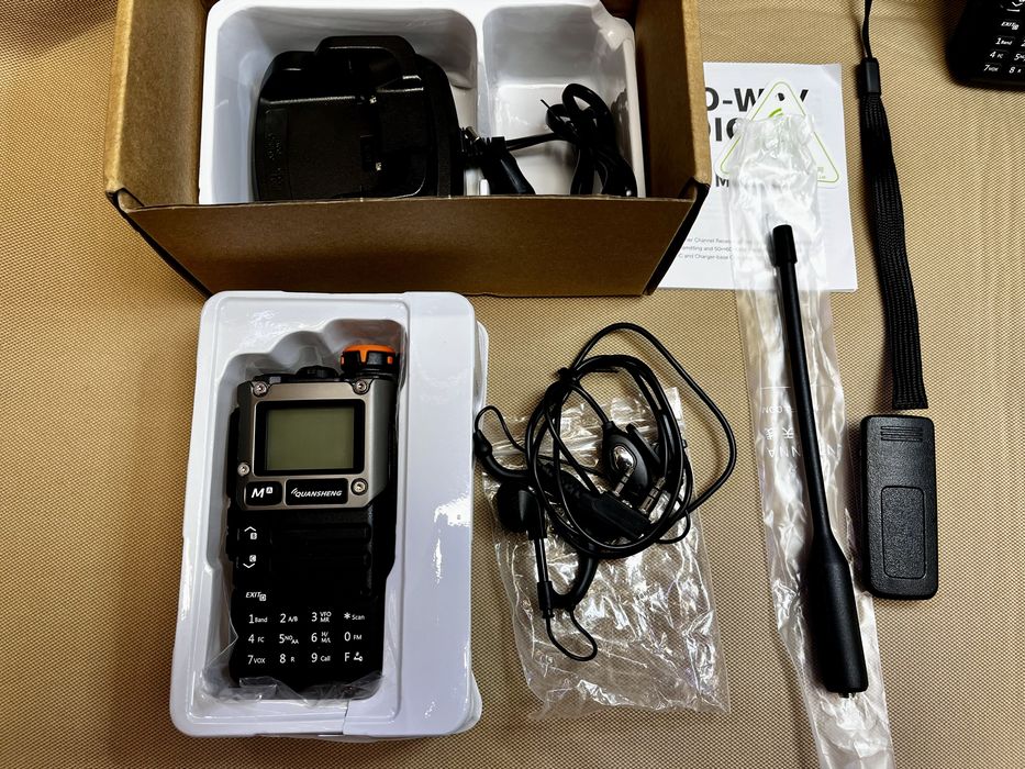 Радиостанция QUANSHENG V3 UV-K5 (8) 18-1300 mhz walkie talkie radiostatio air band Св