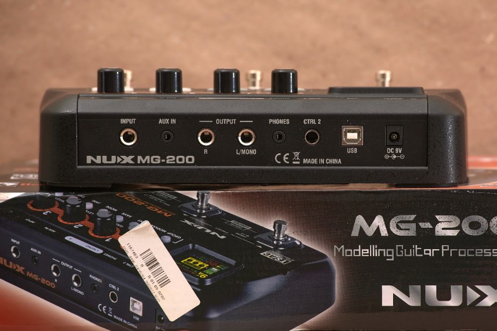 Гитарный Процессор Nux MG-200 педаль эффекты
