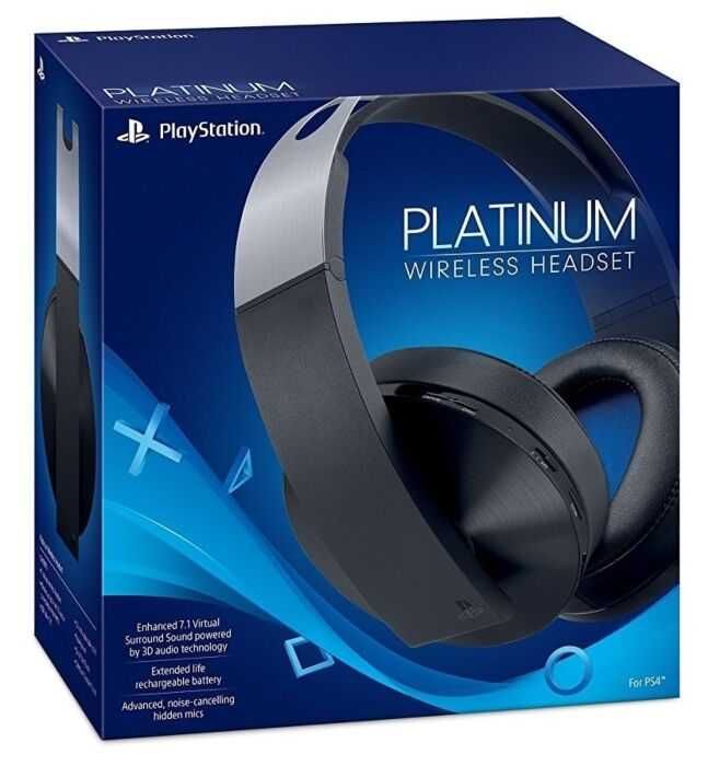 Наушники (гарнитура) ps4 ps5 sony wireless platinum headset.