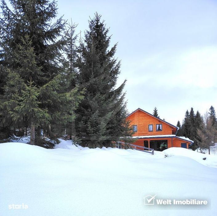 Cabana din lemn moderna, locatie de vis intre brazi – Marisel, Apuse