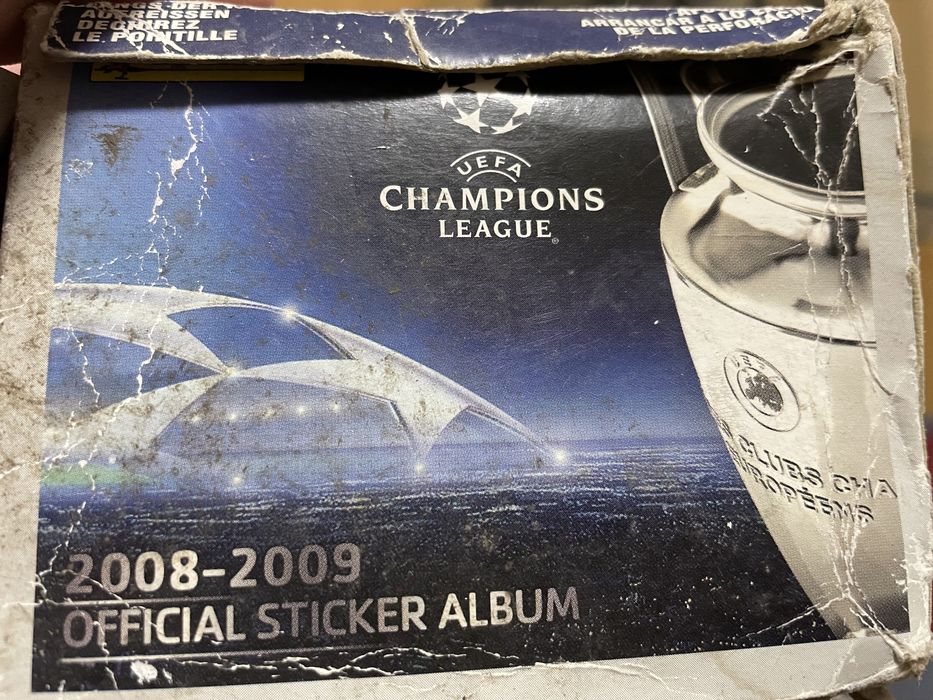 Стикери шампионска лига PANINI сезон 2008 - 2009