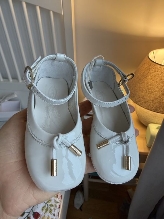 Balerini piele Tod’s originali, marimea 20, noi cu eticheta
