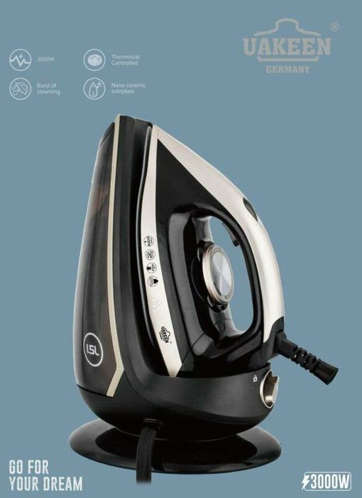 Паровой утюг UAKEEN 826, 3000 Вт