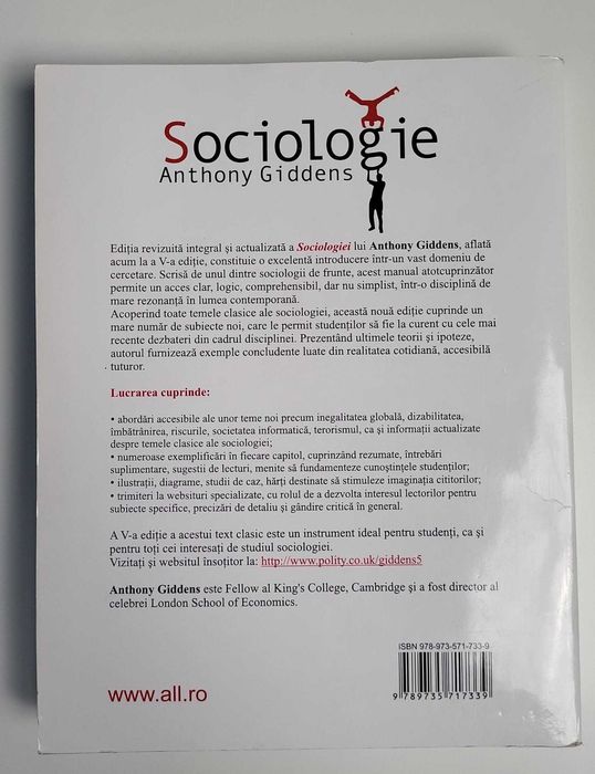 Anthony Giddens - Sociologie, Editia aVa