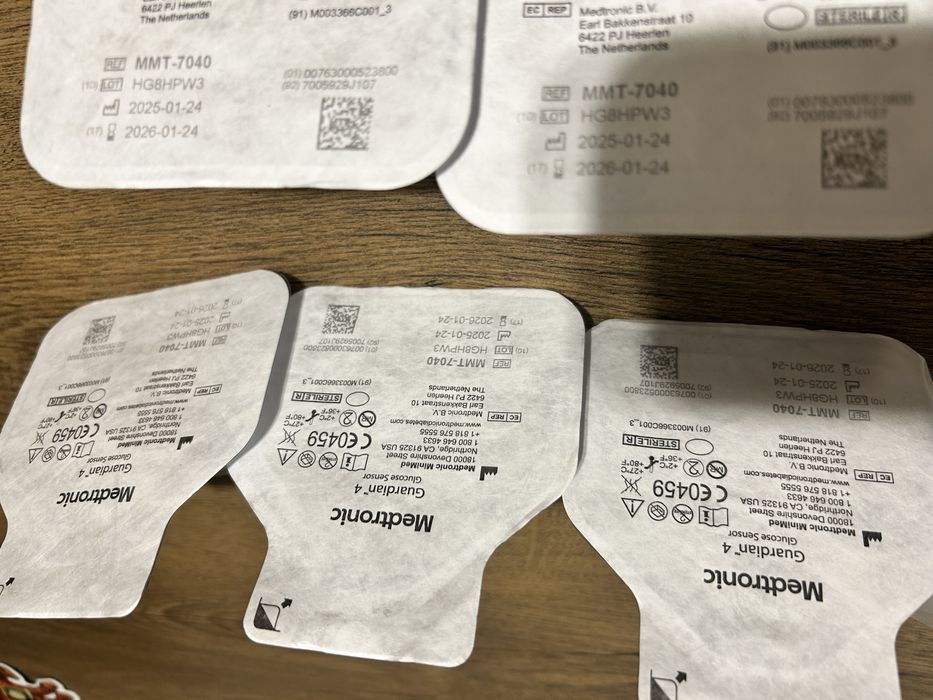 5 senzori medtronic guardian 4