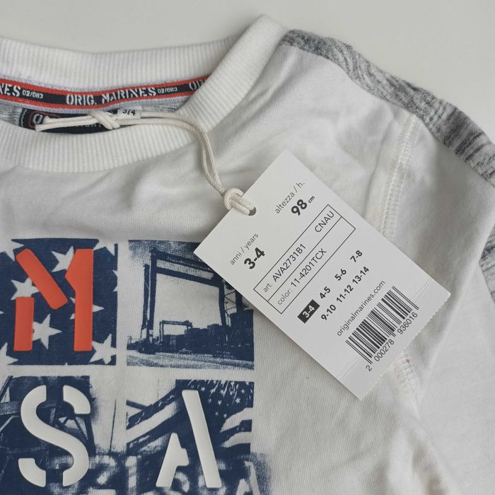 Нови блузи дълъг ръкав 3-6 години