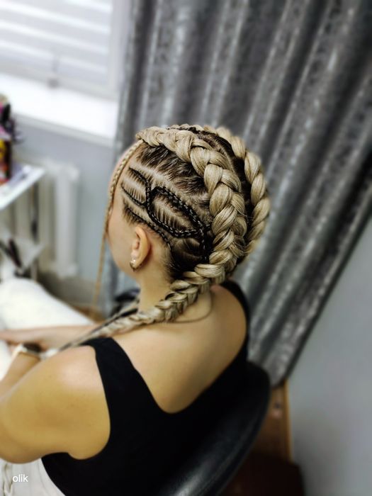 Плетение кос любого формата