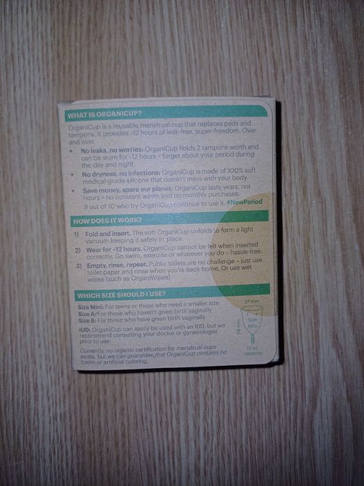 Cupa menstruala OrganiCup mini