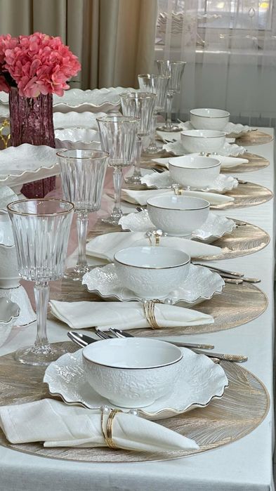 Снежинка набор посуды