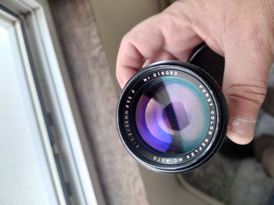Obiectiv Porst 55mm f1,2 PK