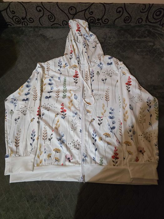 Vand set cardigan, pantaloni 3/4 si tricou 2XL, noi
