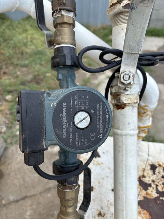 Котёл печи газовый рабочий