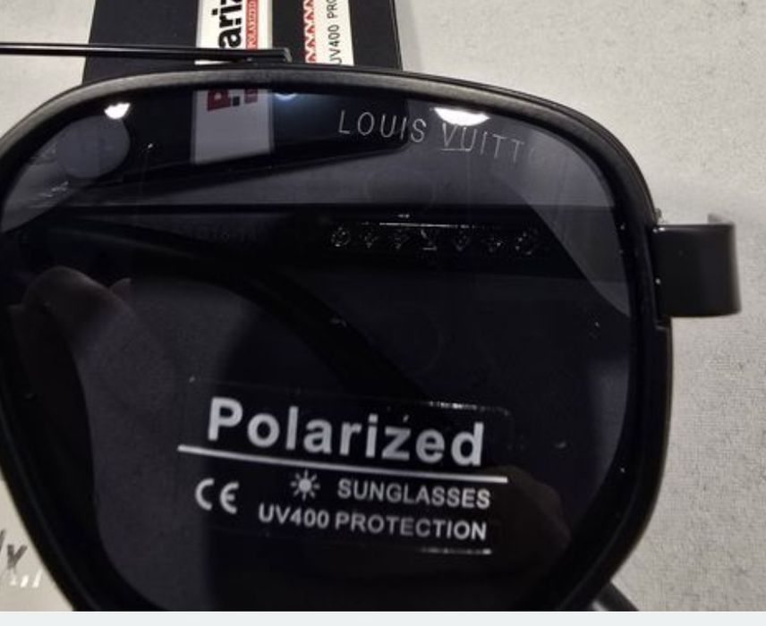 Ochelari De Soare Louis Vuitton Polarizati Negri Unisex