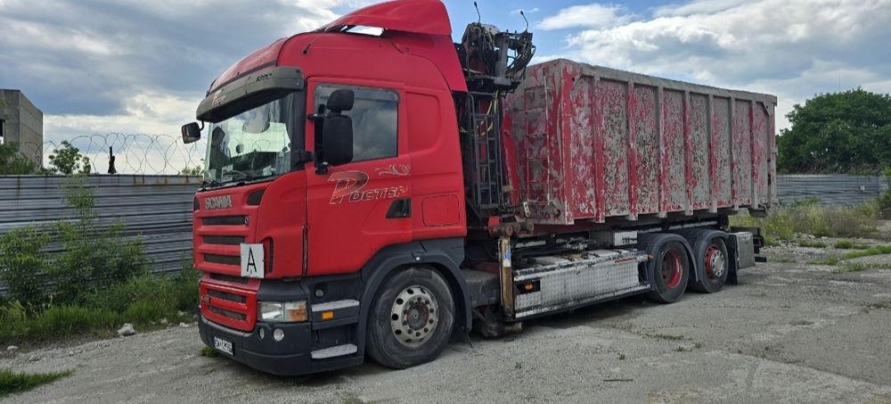 Мулти лифт с кран - Скания