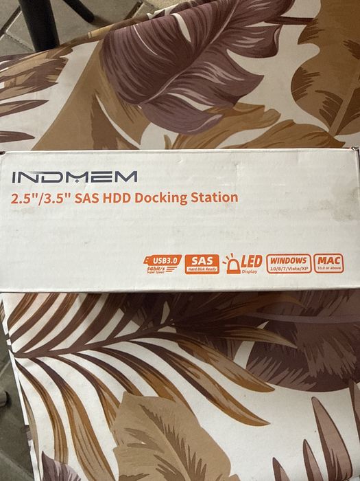 INDMEM K308 USB 3.0 to SAS – Docking Station HDD/SSD 2.5”/3.5”