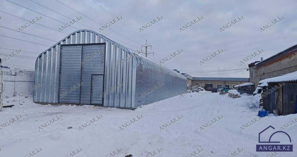 Ангар бескаркасный разборный