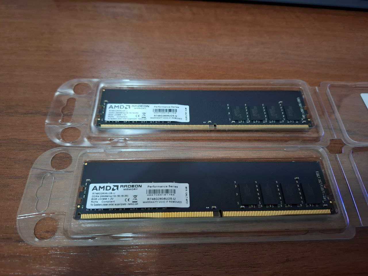 AMD Radeon DDR4 2666MHz 8Gb 2 штуки: 120 000 сум - Комплектующие ...