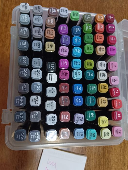 Продам набор профессиональных маркеров.