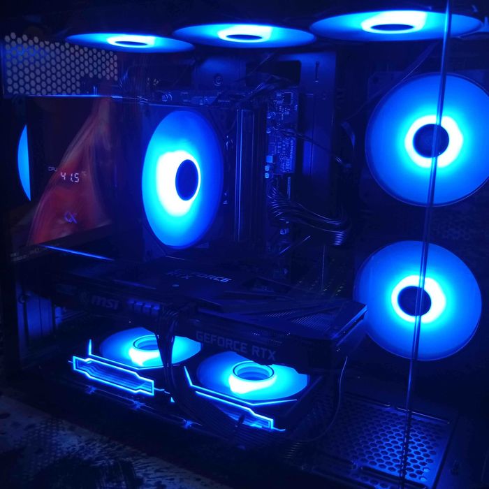 НОВ!Гаранция!Геймърски Компютър/R5 7500F/3060ti/16GB ram/512GB nvme