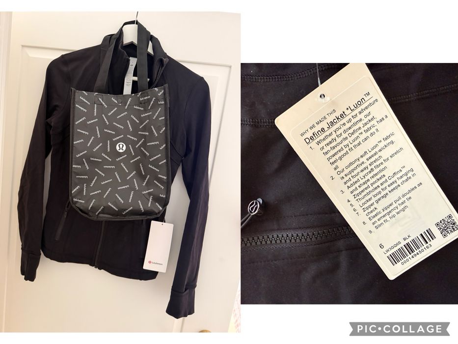 Lululemon клин, суичър, чанта; Vuori, DKNY клинове