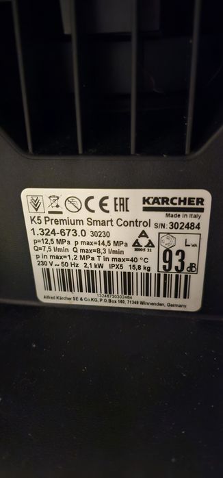 Aparat de spalat cu presiune K 5 Premium Smart Control Flex Home