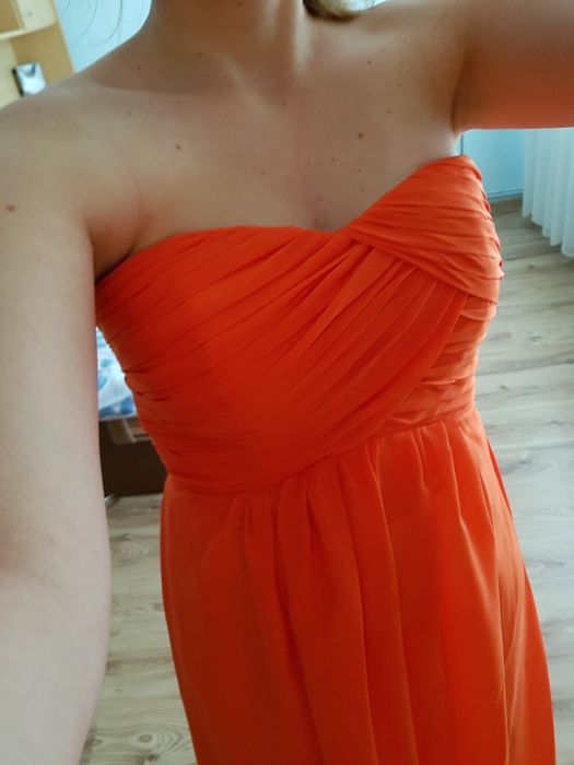 Vand rochie lunga portocalie