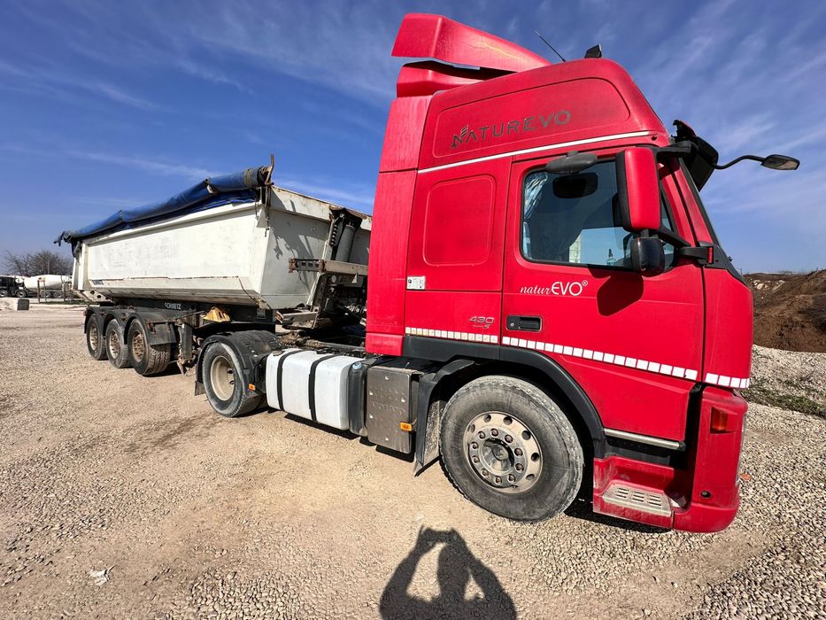 Volvo FM 430 basculant + semiremorcă Schmitz