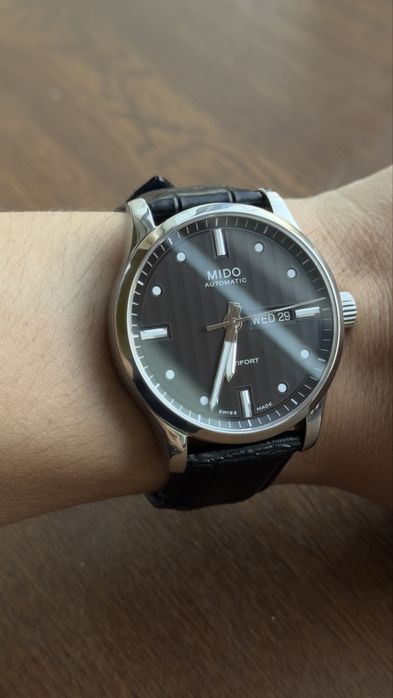 Оригинальные Mido Multifort Gent 42mm Caliber 80 Швейцарские часы