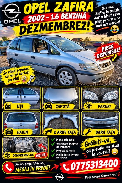 Opel Zafira părti