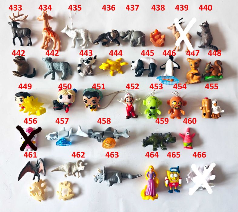 400 Киндер играчки от яйца Kinder Surprise