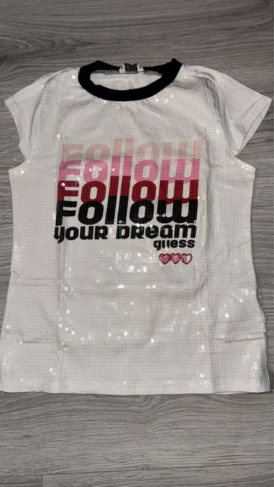 Tricou Guess alb   .