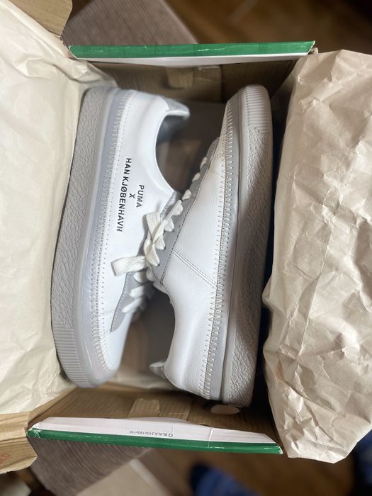 Кажаные кроссовки puma