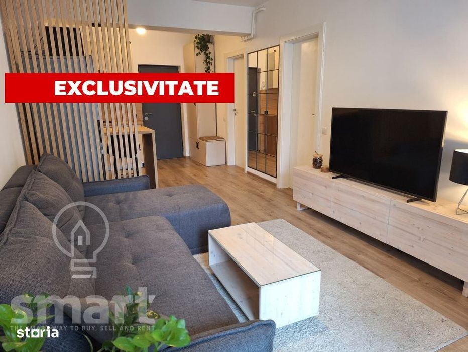 Apartament 2 camere de vanzare finisat premium mobilat si utilat Fabri — fotografia 1