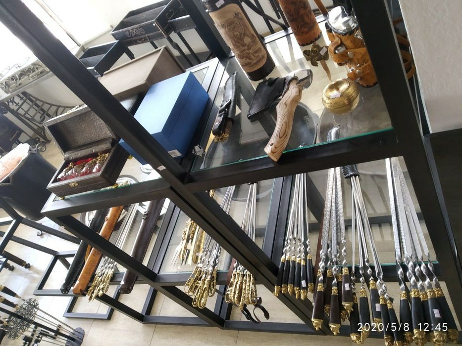 Подарочные наборы шампуры и рюмки