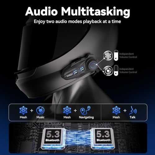 Мото интерком XGP X10 Mesh 3.0 10 ездачи Bluetooth 5.3
