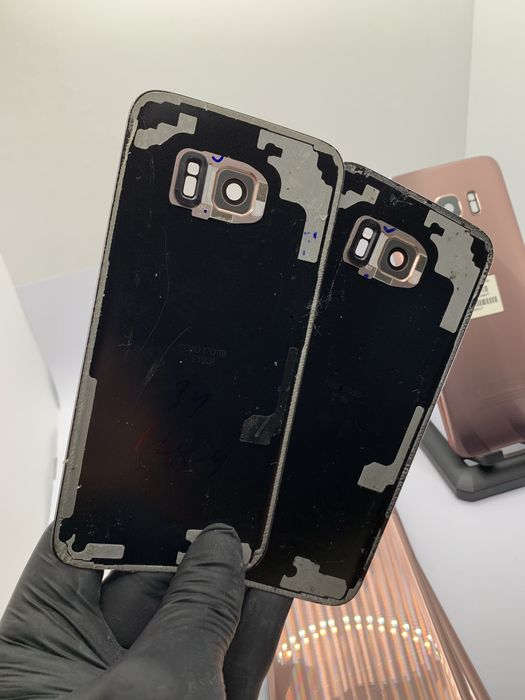 Sticla spate Samsung S7 Edge Roze Gold